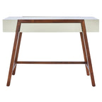 Bureau de style Mid-Century avec cadre en noyer