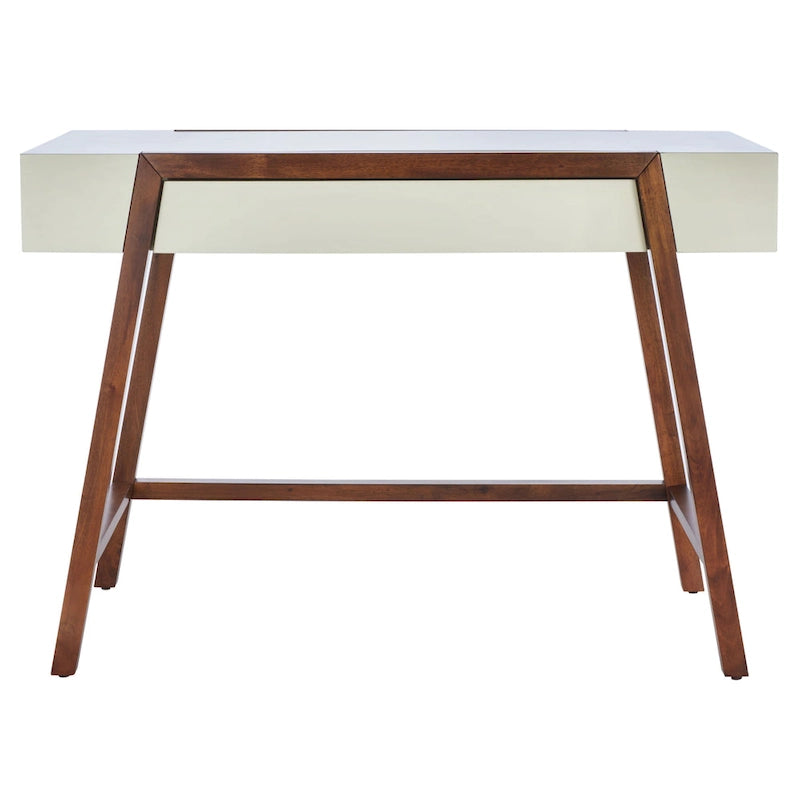 Bureau de style Mid-Century avec cadre en noyer