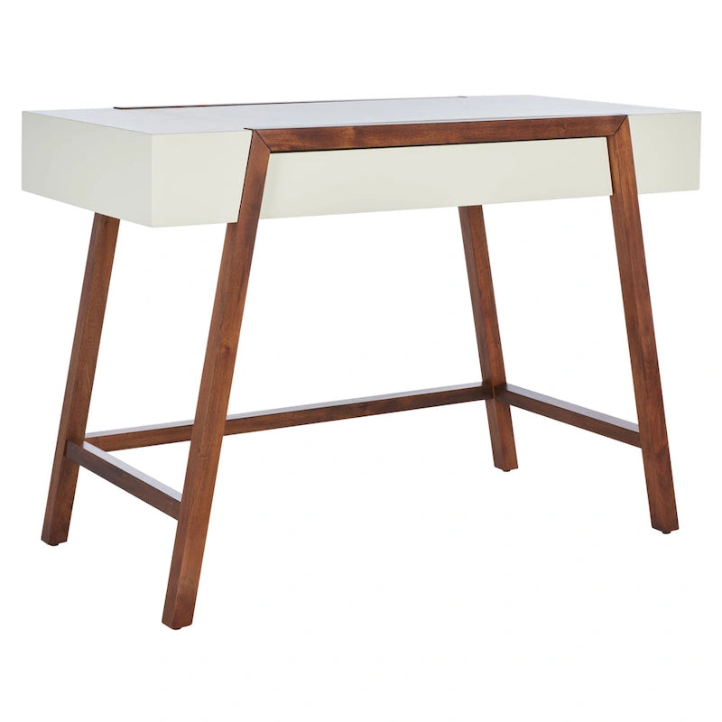 Bureau de style Mid-Century avec cadre en noyer