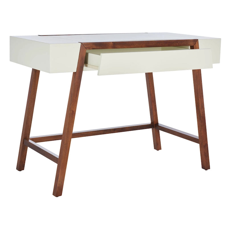 Bureau de style Mid-Century avec cadre en noyer
