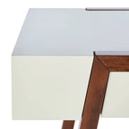 Bureau de style Mid-Century avec cadre en noyer