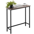 Console étroite – Table d'entrée mince pour couloir, chambre, salon ou vestibule