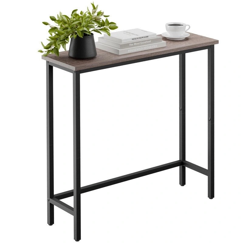 Console étroite – Table d'entrée mince pour couloir, chambre, salon ou vestibule