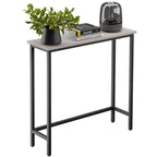 Console étroite – Table d'entrée mince pour couloir, chambre, salon ou vestibule