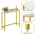 Console étroite – Table d'entrée mince pour couloir, chambre, salon ou vestibule