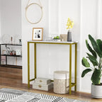 Console étroite – Table d'entrée mince pour couloir, chambre, salon ou vestibule