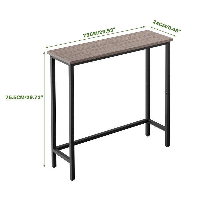 Console étroite – Table d'entrée mince pour couloir, chambre, salon ou vestibule