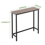 Console étroite – Table d'entrée mince pour couloir, chambre, salon ou vestibule