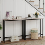 Console étroite – Table d'entrée mince pour couloir, chambre, salon ou vestibule