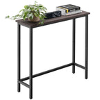 Console étroite – Table d'entrée mince pour couloir, chambre, salon ou vestibule