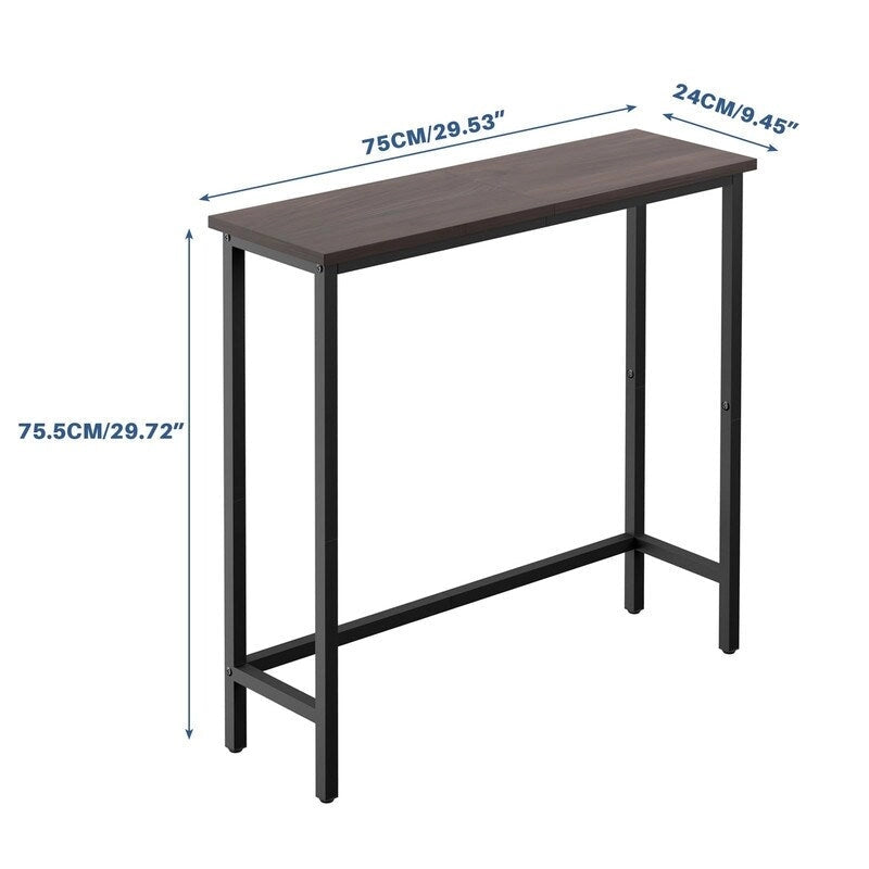 Console étroite – Table d'entrée mince pour couloir, chambre, salon ou vestibule