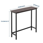 Console étroite – Table d'entrée mince pour couloir, chambre, salon ou vestibule