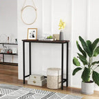 Console étroite – Table d'entrée mince pour couloir, chambre, salon ou vestibule