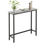 Console étroite – Table d'entrée mince pour couloir, chambre, salon ou vestibule