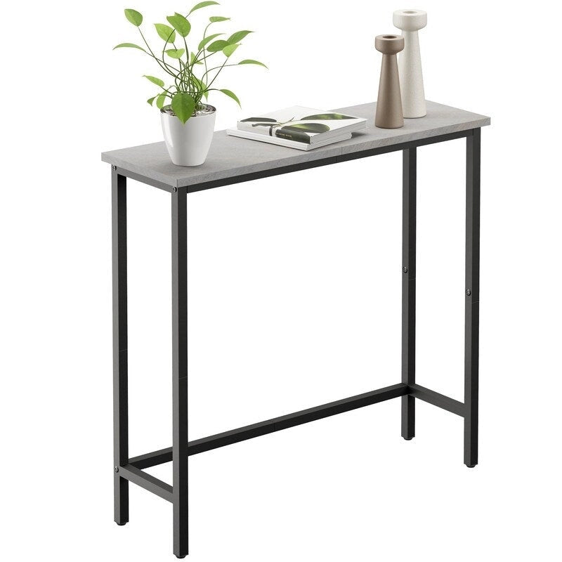 Console étroite – Table d'entrée mince pour couloir, chambre, salon ou vestibule