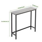 Console étroite – Table d'entrée mince pour couloir, chambre, salon ou vestibule