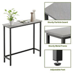 Console étroite – Table d'entrée mince pour couloir, chambre, salon ou vestibule
