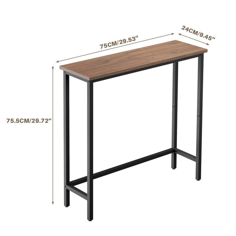 Console étroite – Table d'entrée mince pour couloir, chambre, salon ou vestibule