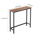 Console étroite – Table d'entrée mince pour couloir, chambre, salon ou vestibule