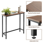 Console étroite – Table d'entrée mince pour couloir, chambre, salon ou vestibule
