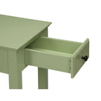 Table d'appoint en bois de 23 pouces avec tiroir et étagère – 13L x 22l x 23H