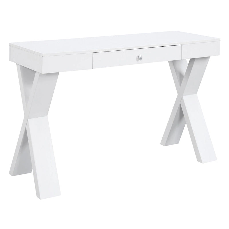 Bureau 1 tiroir avec pieds croisés
