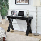 Bureau 1 tiroir avec pieds croisés