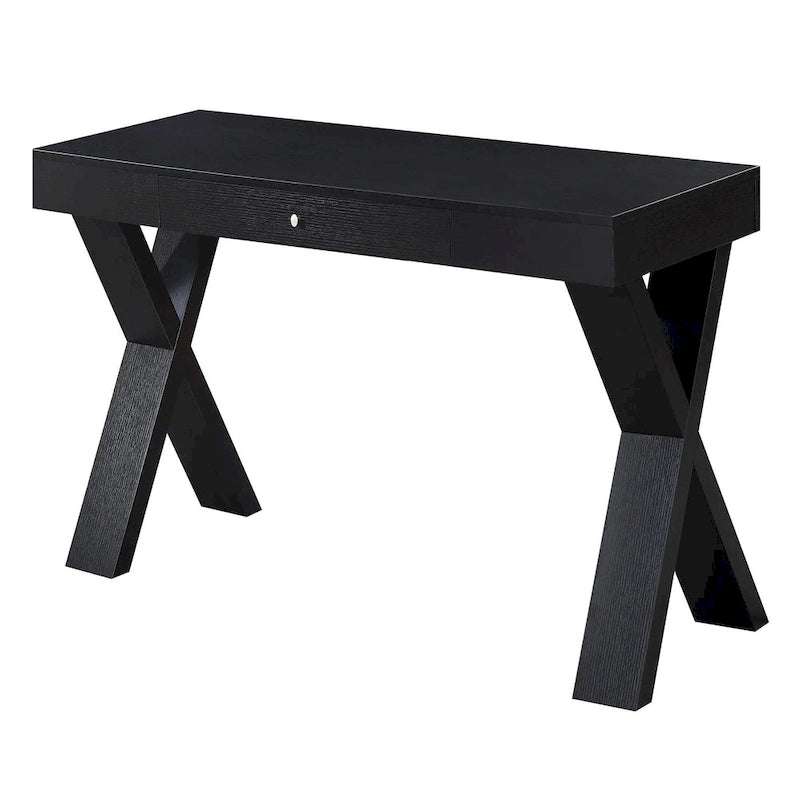Bureau 1 tiroir avec pieds croisés