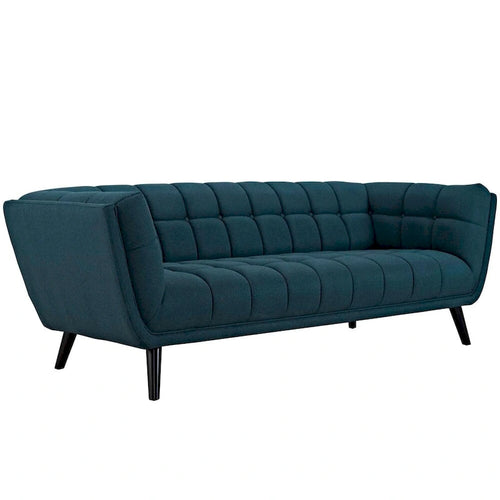 Ensemble canapé et fauteuil rembourrés en tissu 2 pièces