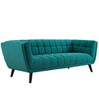 Ensemble canapé et fauteuil rembourrés en tissu 2 pièces