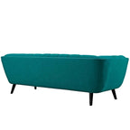 Ensemble canapé et fauteuil rembourrés en tissu 2 pièces