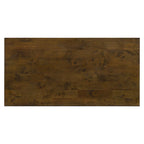Table basse contemporaine en bois de 47 pouces avec étagère inférieure