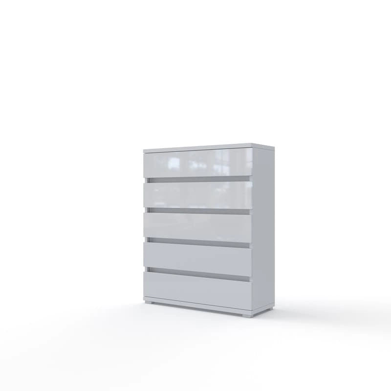Commode 5 tiroirs en aggloméré stratifié