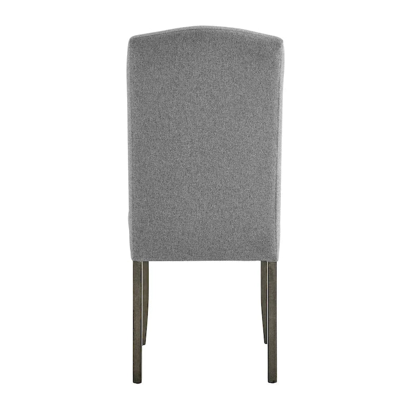 Ensemble de salle à manger 7 pièces avec plateau en placage de marbre et chaises rembourrées