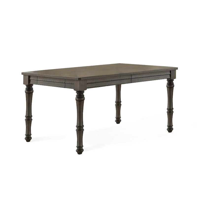 Table à manger en bois Lockwood de 80 pouces - Gris