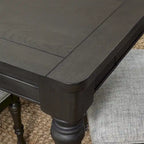 Table à manger en bois Lockwood de 80 pouces - Gris