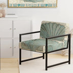 Chaise d'appoint rembourrée Seastar and Blue Sea Shell II