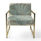 Chaise d'appoint rembourrée Seastar and Blue Sea Shell II