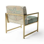 Chaise d'appoint rembourrée Seastar and Blue Sea Shell II