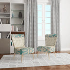 Chaise d'appoint rembourrée Seastar and Blue Sea Shell II