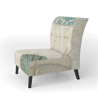 Chaise d'appoint rembourrée Seastar and Blue Sea Shell II