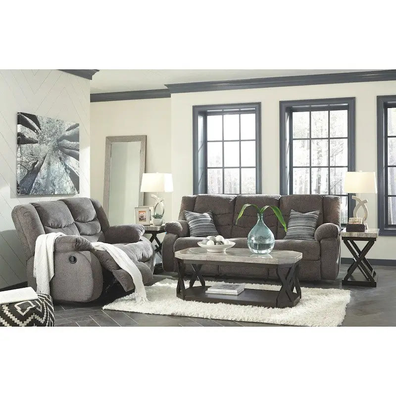 Canapé inclinable contemporain gris