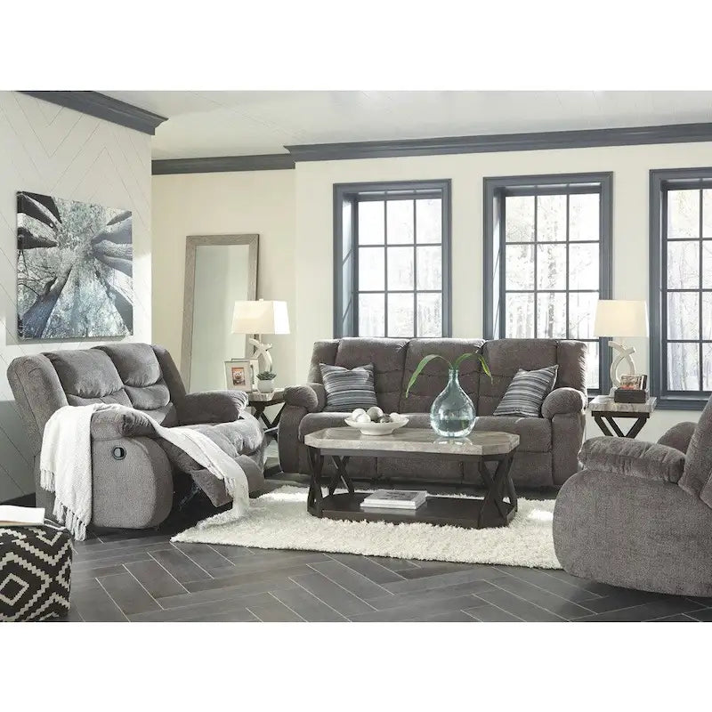 Canapé inclinable contemporain gris