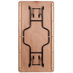 Table pliante rectangulaire en bois de 6 pieds