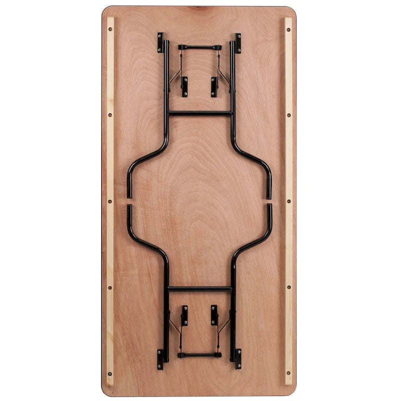 Table pliante rectangulaire en bois de 6 pieds
