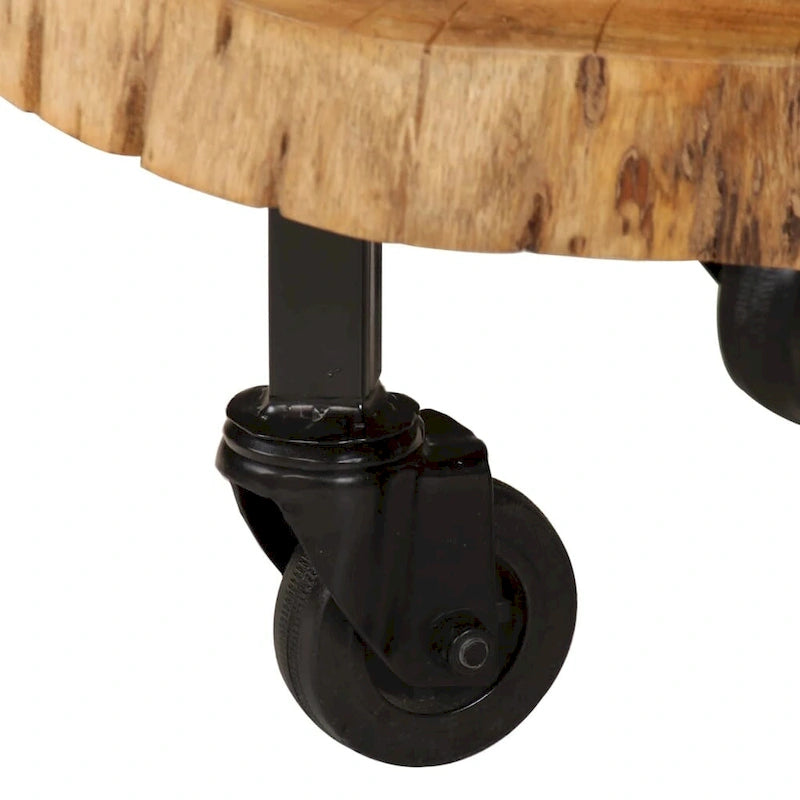 Table basse en acacia massif 23,6x21,7x9,8