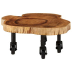Table basse en acacia massif 23,6x21,7x9,8