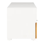 Meuble TV/multimédia 2 tiroirs, 1 étagère, pour TV jusqu'à 55", 122 x 41 x 43 cm