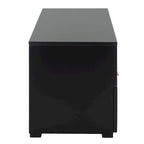 Meuble TV/multimédia 2 tiroirs, 1 étagère, pour TV jusqu'à 55", 122 x 41 x 43 cm