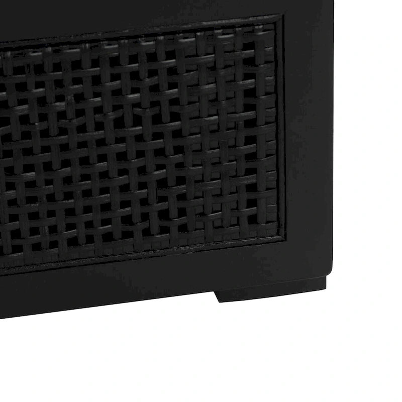 Meuble TV/multimédia 2 tiroirs, 1 étagère, pour TV jusqu'à 55", 122 x 41 x 43 cm